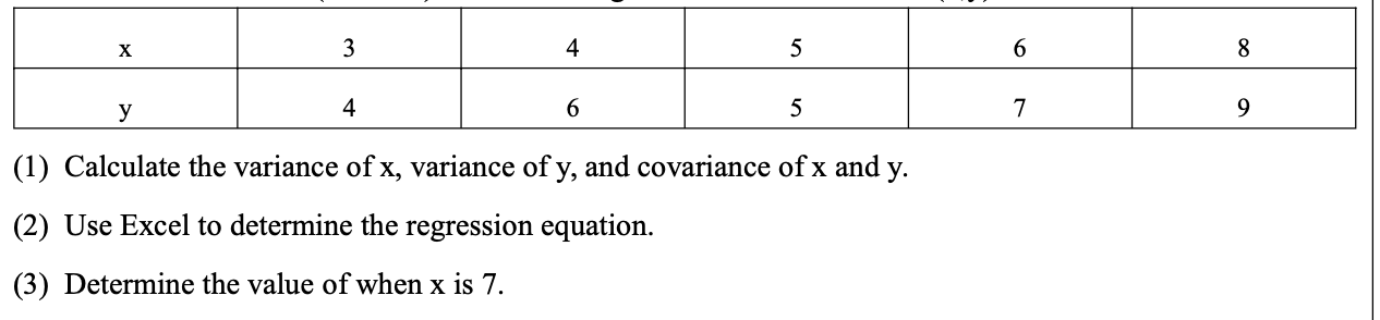 calculate the variance of 1 2 3 4 5