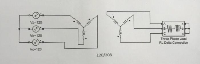 Solved 3 We Have A Balanced Three Phase Load Rl R1 R2 Chegg Com