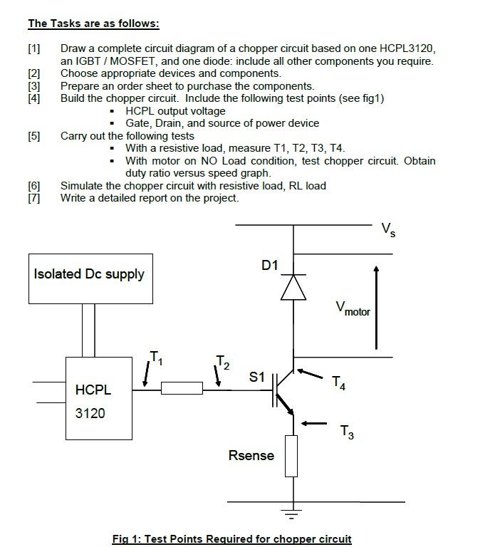 Solved The Tasks are as follows [1] Draw a complete circuit