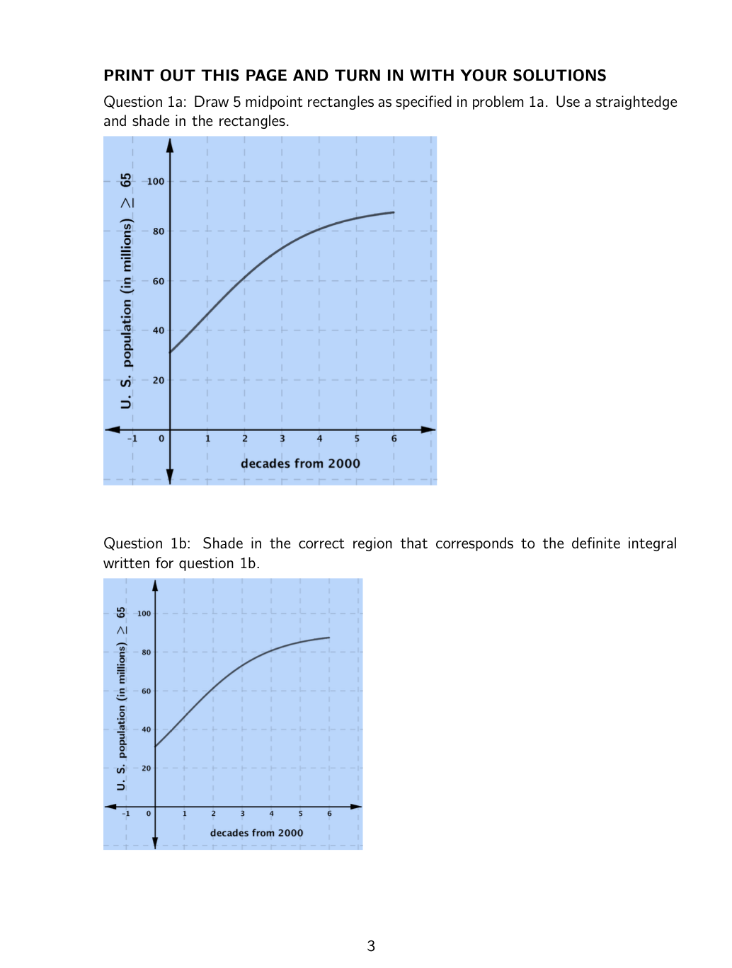 Solved The U. S. population aged 65 years and older (in | Chegg.com