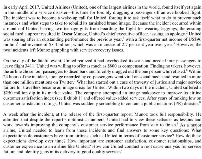 Solved What happened on United flight 3411?What service | Chegg.com