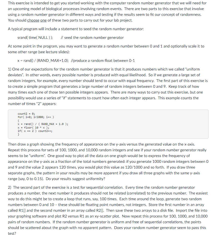 Solved this exercise is intended to get you started working chegg