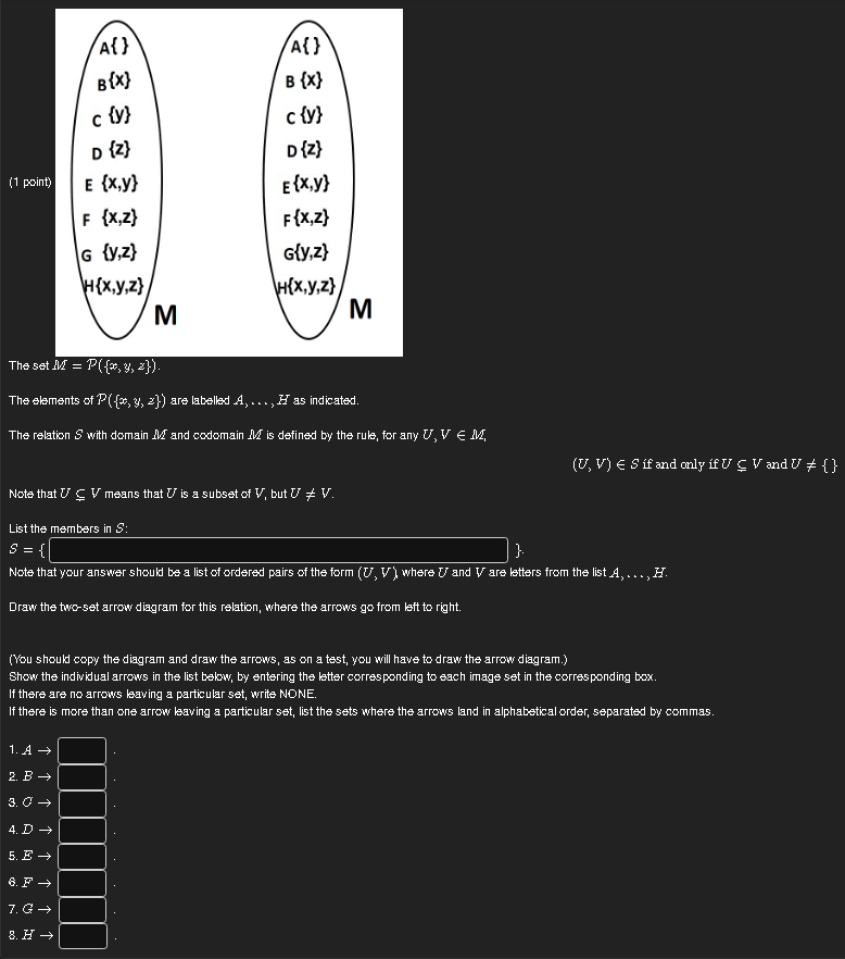 Solved A B X C Y D Z A B X C Y D Z E X Y F Chegg Com