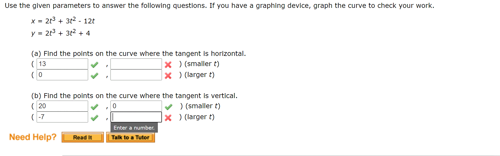 Solved Find The Tangent Equation To The Given Curve That