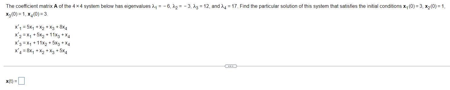 4 x 1 *( 0.5 3 2 x =( 1 8 x