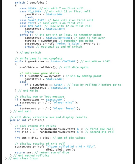 Solved Obiectives: Java Methods and Arrays (chapters 6 and | Chegg.com