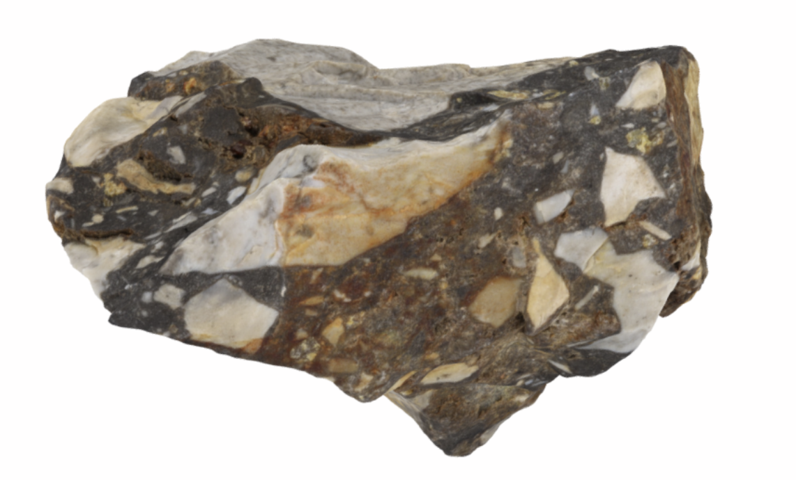 Solved Are the clasts in this rock well-sorted or | Chegg.com