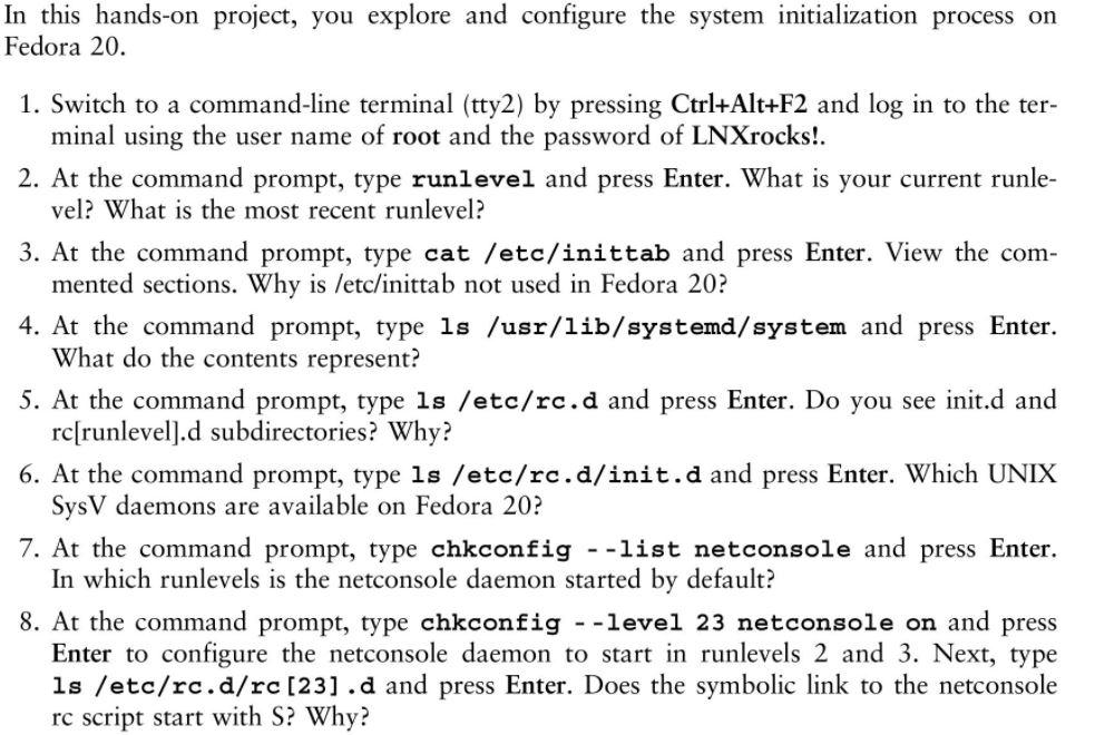 Solved In this hands-on project, you use and configure the | Chegg.com