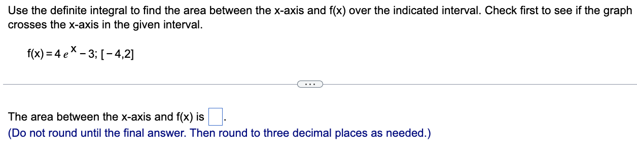 Solved Use the definite integral to find the area between | Chegg.com