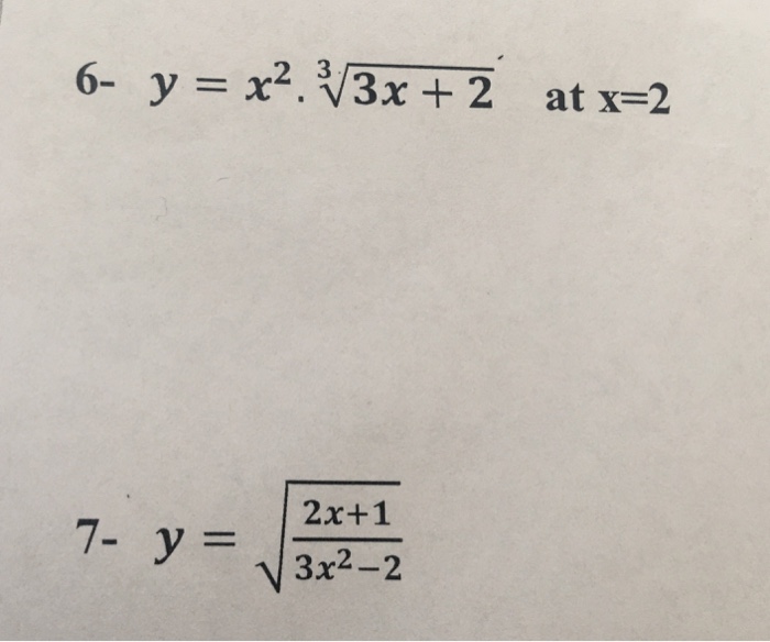 derivative of x square 3 x 2