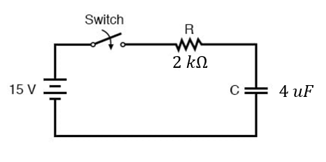 Solved Part 1: Compute the time constant of the circuit | Chegg.com