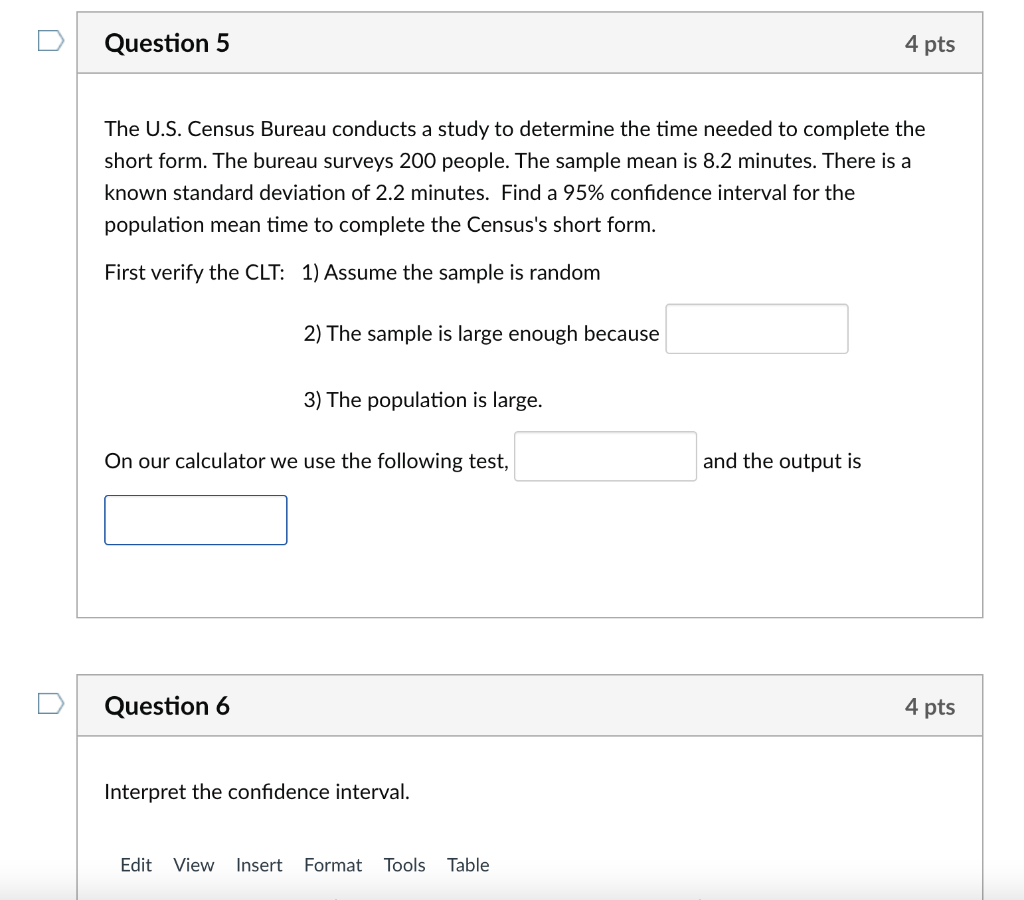 Solved The U.S. Census Bureau Conducts A Study To Determine | Chegg.com