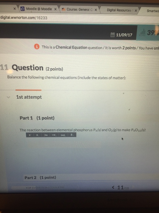 Solved H7HW 11/09/17 08 Question (1 point) See page 302 The | Chegg.com
