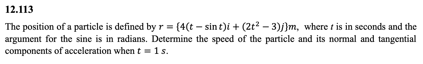 Solved The position of a particle is defined by | Chegg.com