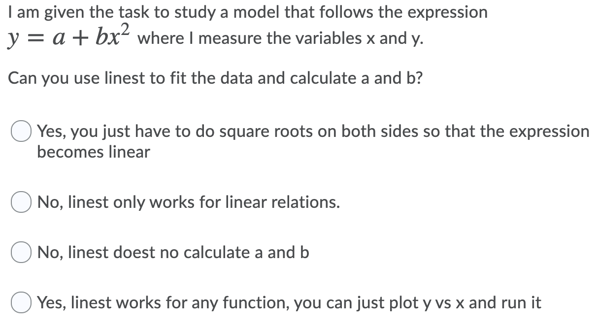 Solved I am given the task to study a model that follows the