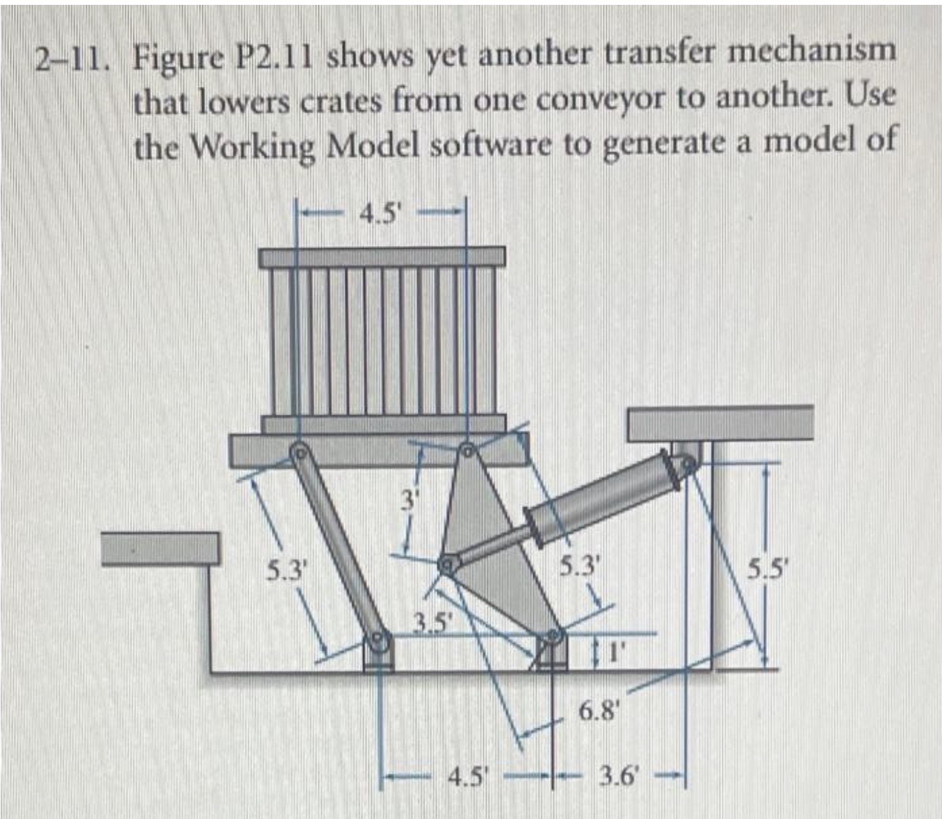 Solved Can Someone Please Help Me To Draw Kinematic Diagram 4567