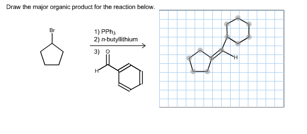 Solved Draw the major organic product for the reaction | Chegg.com