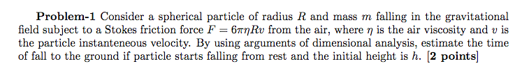 Solved Problem-1 Consider a spherical particle of radius R | Chegg.com