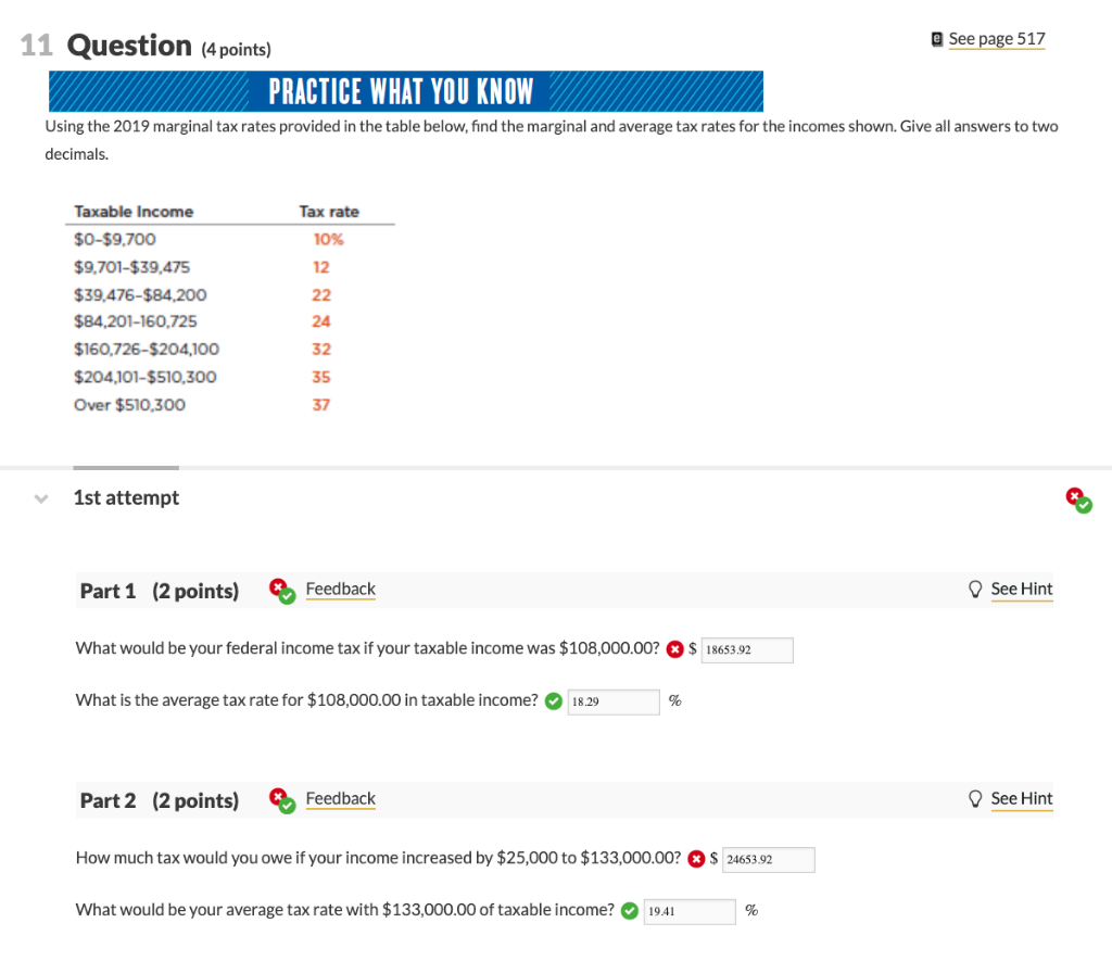 Solved 11 Question (4 points) @ See page 517 PRACTICE WHAT | Chegg.com