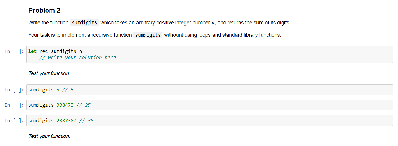 Solved Use Functional F# style for writing | Chegg.com