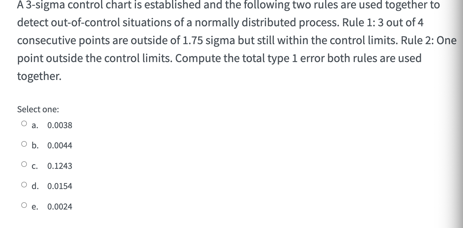 solved-a-3-sigma-control-chart-is-established-and-the-chegg