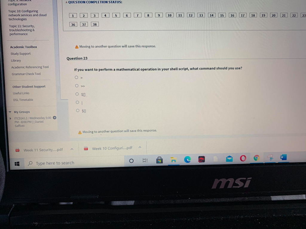 Solved * QUESTION COMPLETION STATUS: configuration 1 2. 3 4 | Chegg.com
