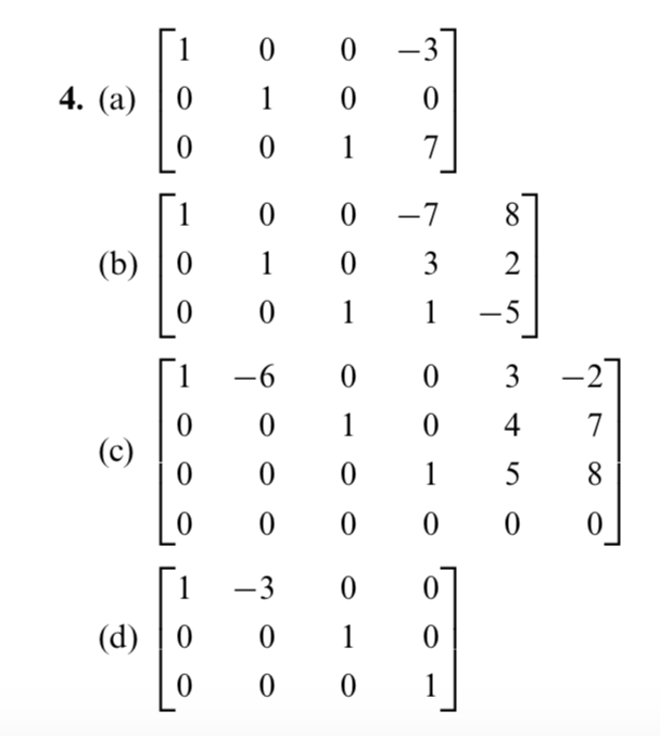 Solved In Exercises 1–2, determine whether the matrix is in | Chegg.com