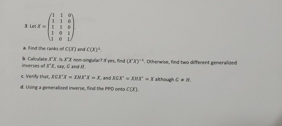 Solved Ppo Perpendicular Projection Operator Matrix C X Chegg Com Solved Ppo Perpendicular Projection Operator Matrix C X Chegg Com