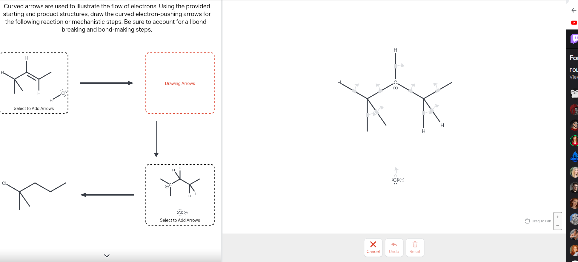 Solved Curved arrows are used to illustrate the flow of | Chegg.com