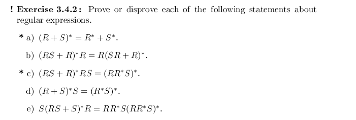 Solved ! Exercise 3.4.2: Prove Or Disprove Each Of The | Chegg.com