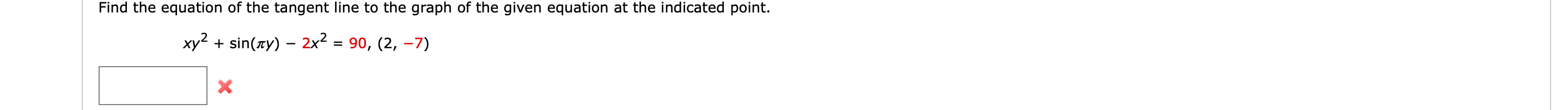 Solved Find the equation of the tangent line to the graph of | Chegg.com