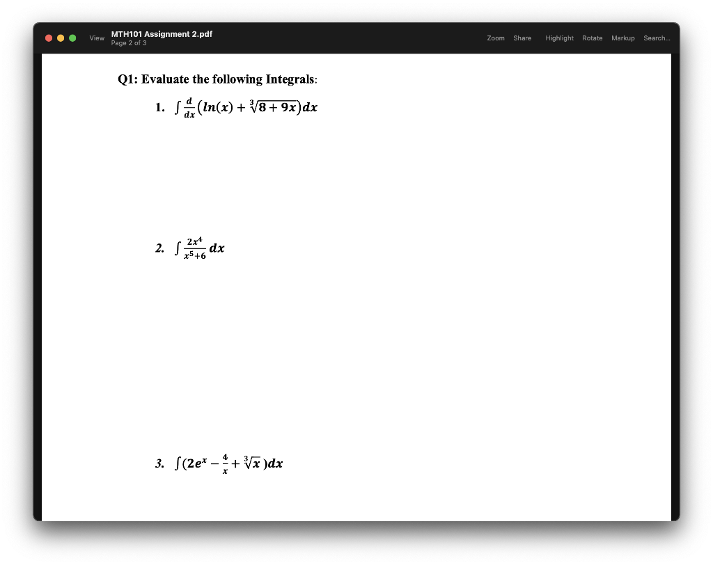 solved-q1-evaluate-the-following-integrals-1-chegg