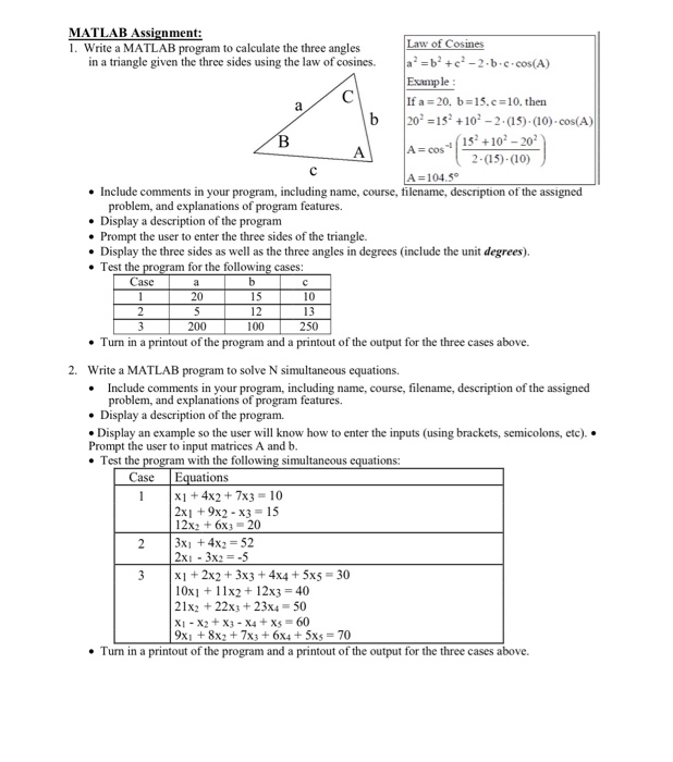 How To Calculate Angle Of Triangle With 3 Sides Given