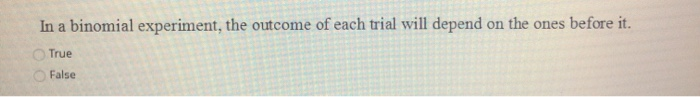 binomial experiment trial definition