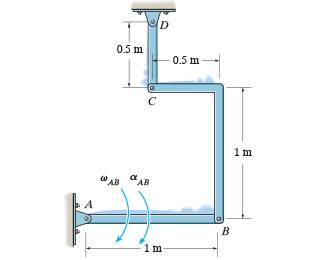 Solved Determine the angular acceleration of link CD | Chegg.com