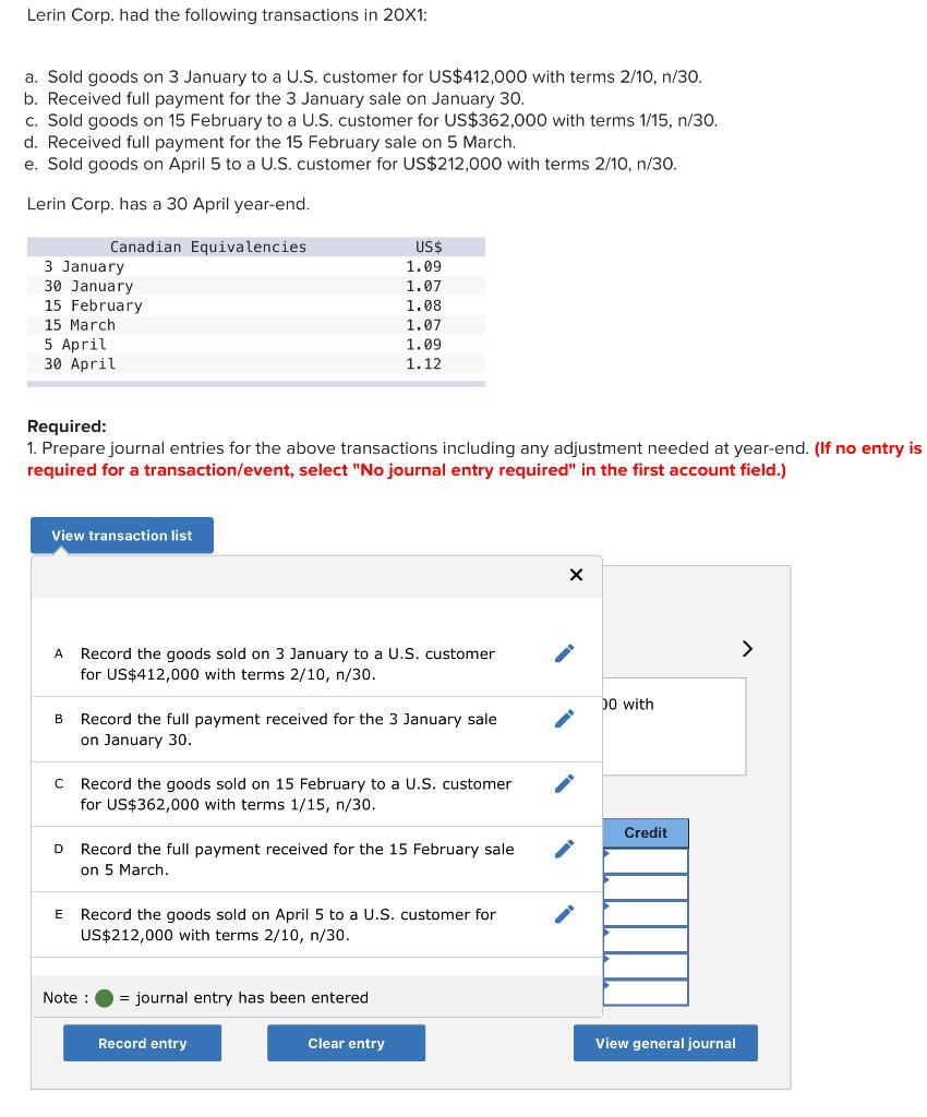 solved-lerin-corp-had-the-following-transactions-in-20x1-chegg