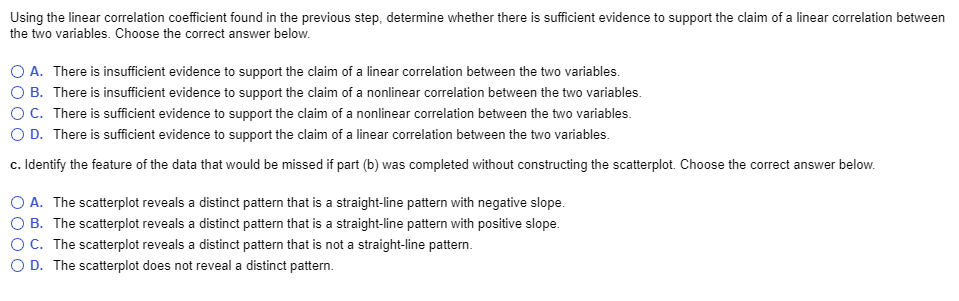 Solved Use the given data set to complete parts (a) through | Chegg.com