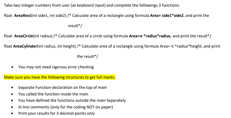 Solved Take two integer numbers from user (as keyboard | Chegg.com
