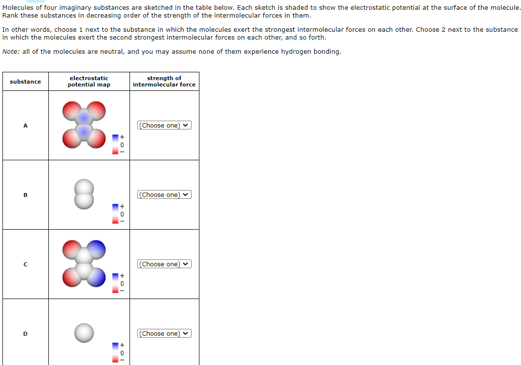 solved-molecules-of-four-imaginary-substances-are-sketched-chegg