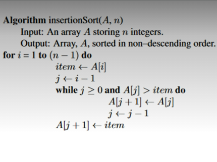 Solved Java Programming Insertion Sort I have already | Chegg.com
