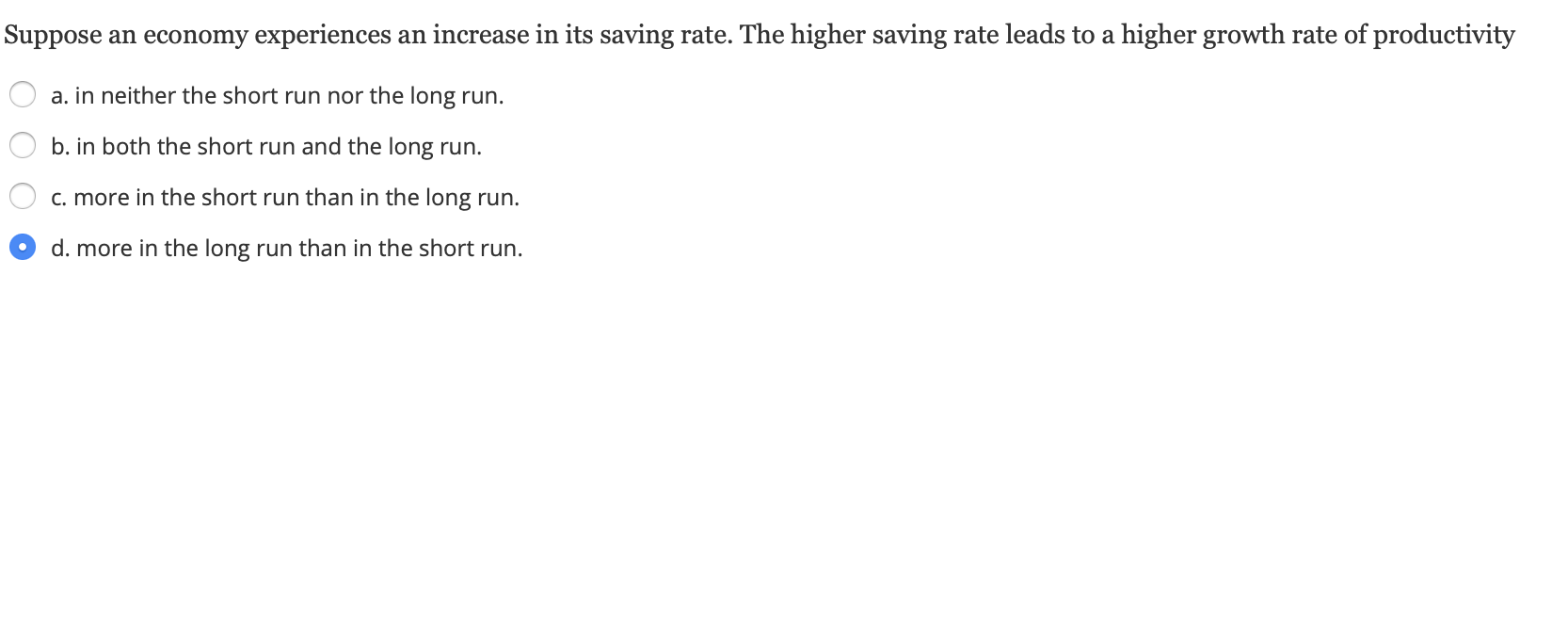 Solved Suppose an economy experiences an increase in its | Chegg.com