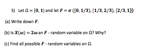 Solved 5 Let N 0 1 And Let F 0 0 1 3 1 3 2 3 Chegg Com