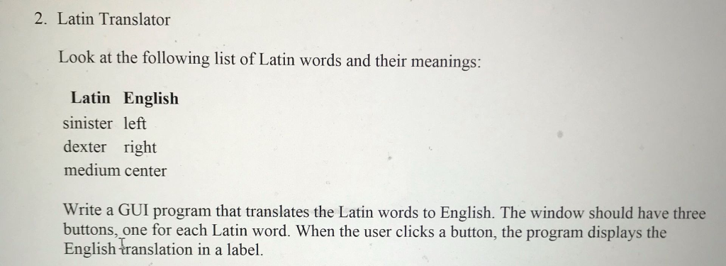 english to latin translator