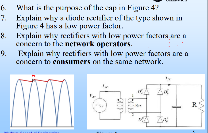 Solved 6. What is the purpose of the cap in Figure 4 ? 7. | Chegg.com