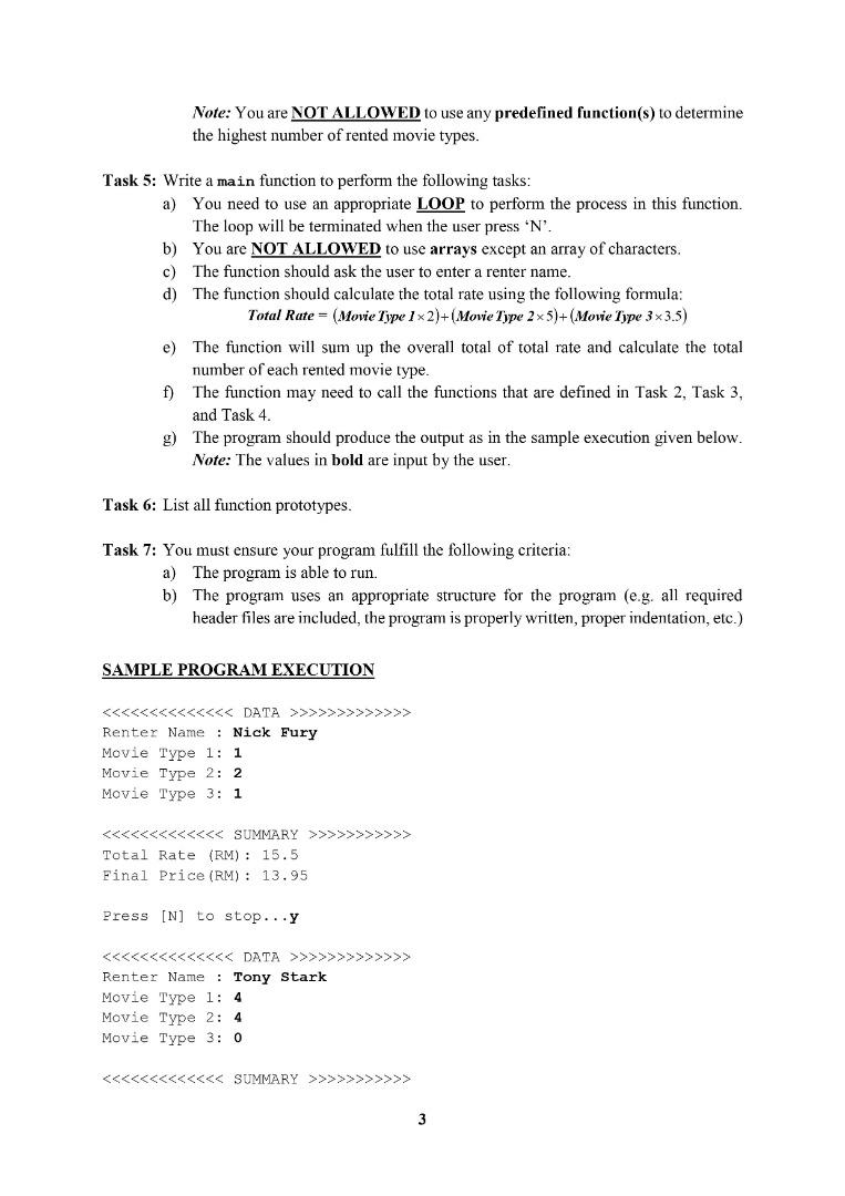 Solved Question Write a complete CH program that helps the | Chegg.com
