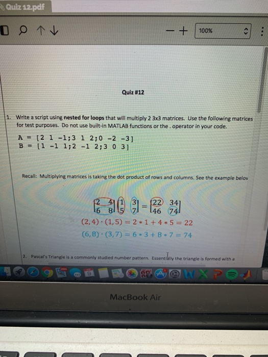 matlab programming questions and answers pdf
