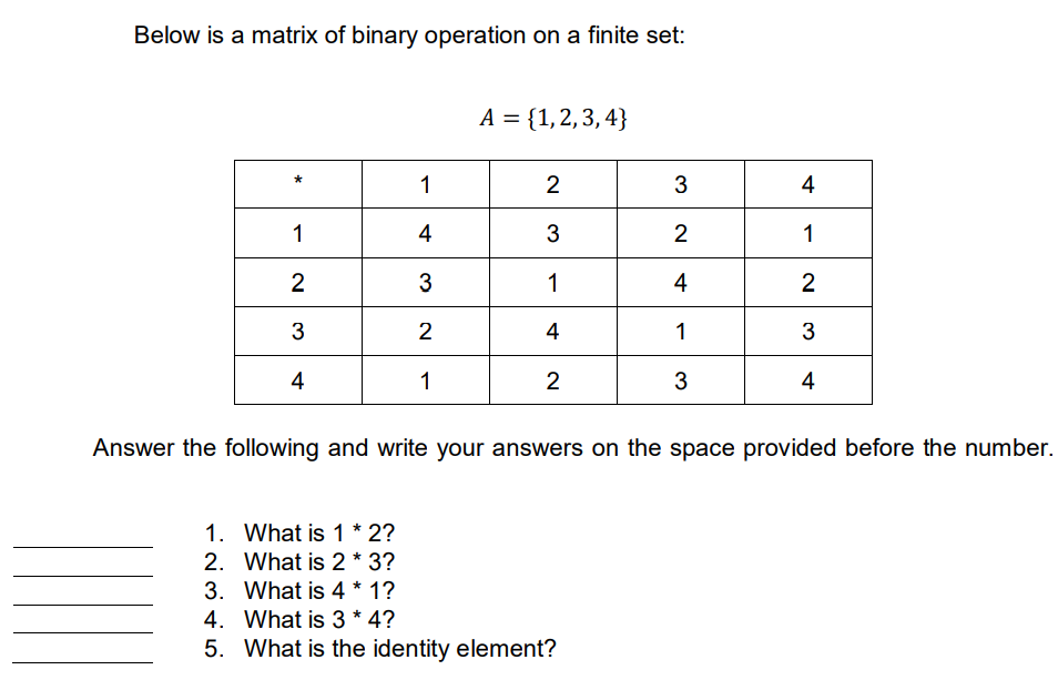 solved-below-is-a-matrix-of-binary-operation-on-a-finite-chegg