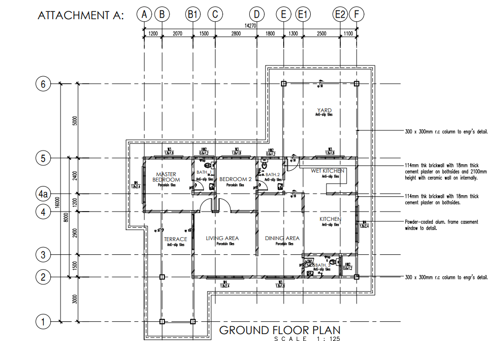 Solved C)refer To The Drawing Of Floor Plan Below 