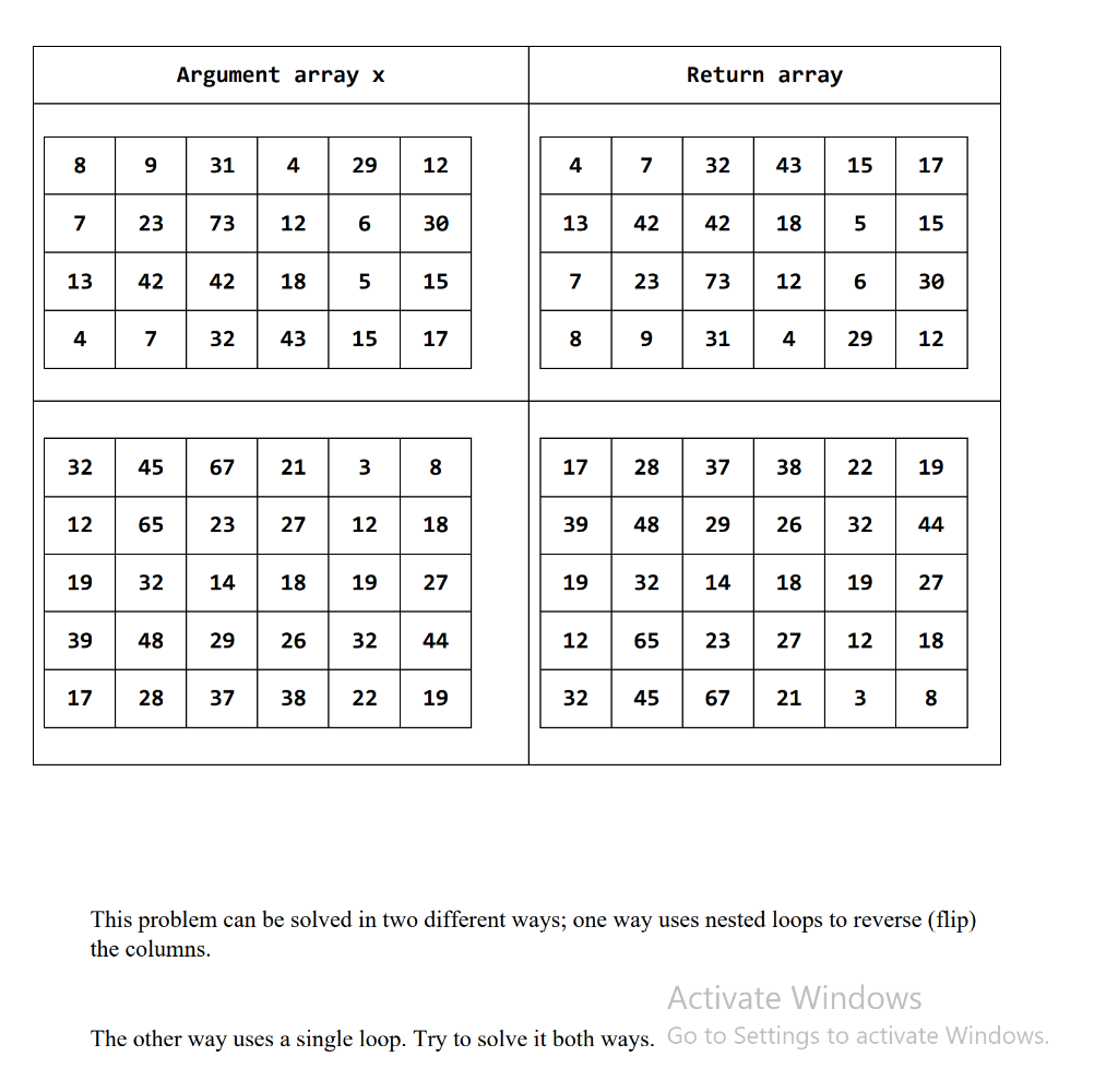 Solved Create a class named Probleml, the program would do | Chegg.com