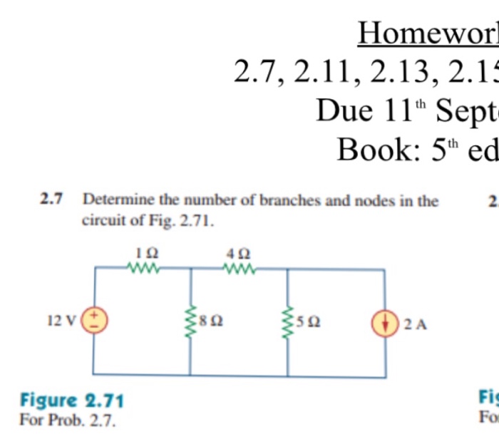 Solved Determine The Number Of Branches And Nodes In The | Chegg.com